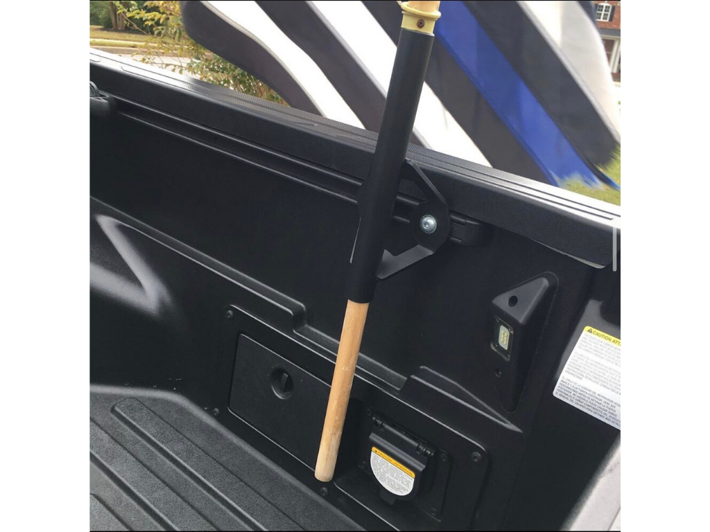 Toyota Truck Bed Rail Flag Pole Mount