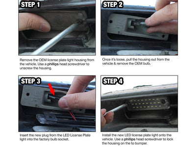 License Plate LED Lights For 2003-2024 Toyota 4Runner