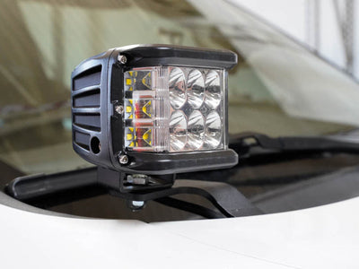 Low Profile LED Ditch Light Brackets Kit For 2010-2022 Lexus GX 460