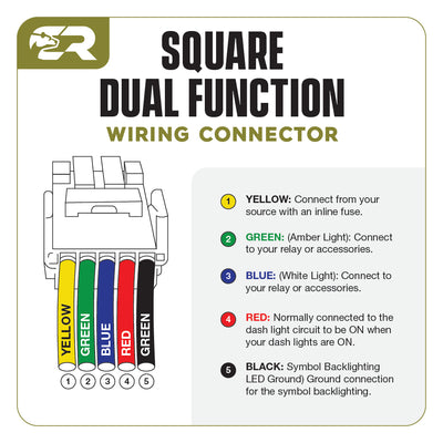 Square Style Dual Function Toyota OEM Style 
