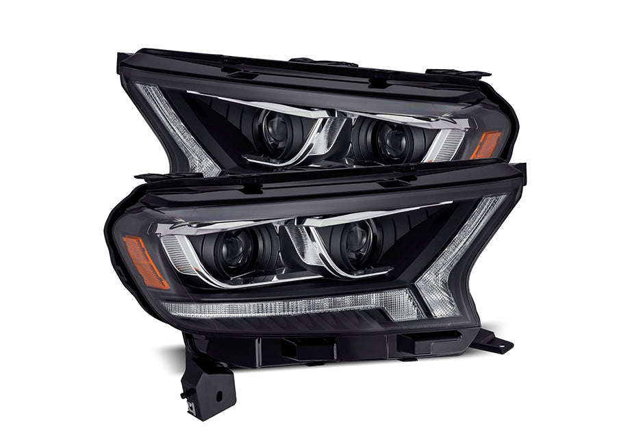 19-21 Ford Ranger LUXX-Series LED Projector Headlights Black