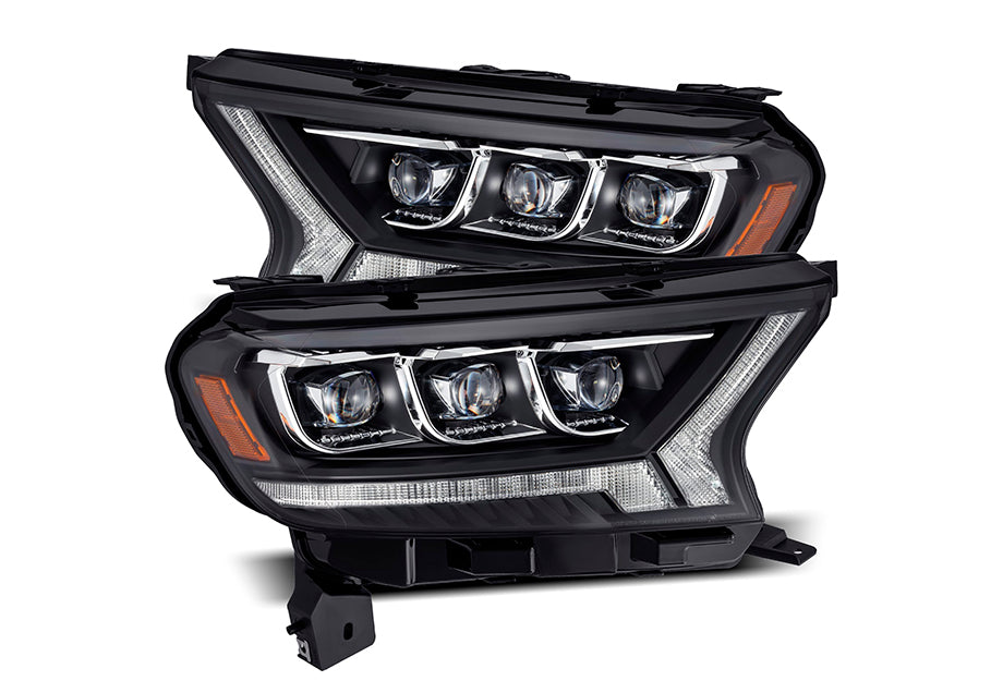 19-21 Ford Ranger NOVA-Series LED Projector Headlights Black