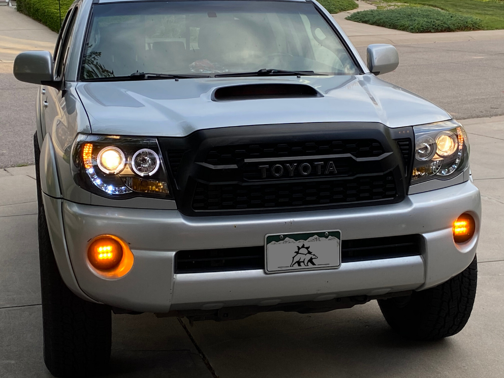 2005-2011 Toyota Tacoma LED Fog Light Pod Replacements Brackets Kit