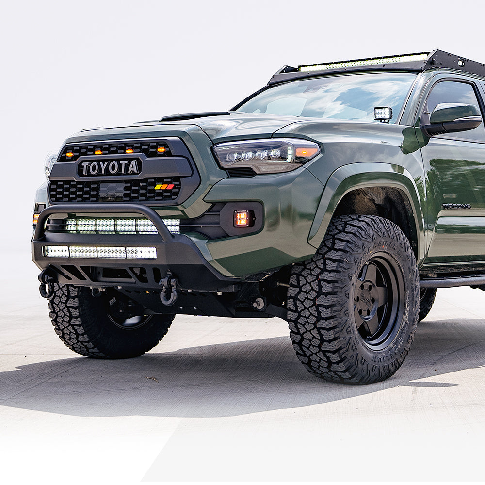 2016+ Tacoma Stealth Bumper - NO LED Bar // NO SWITCH // Relocation Mounts Only // NO Switch