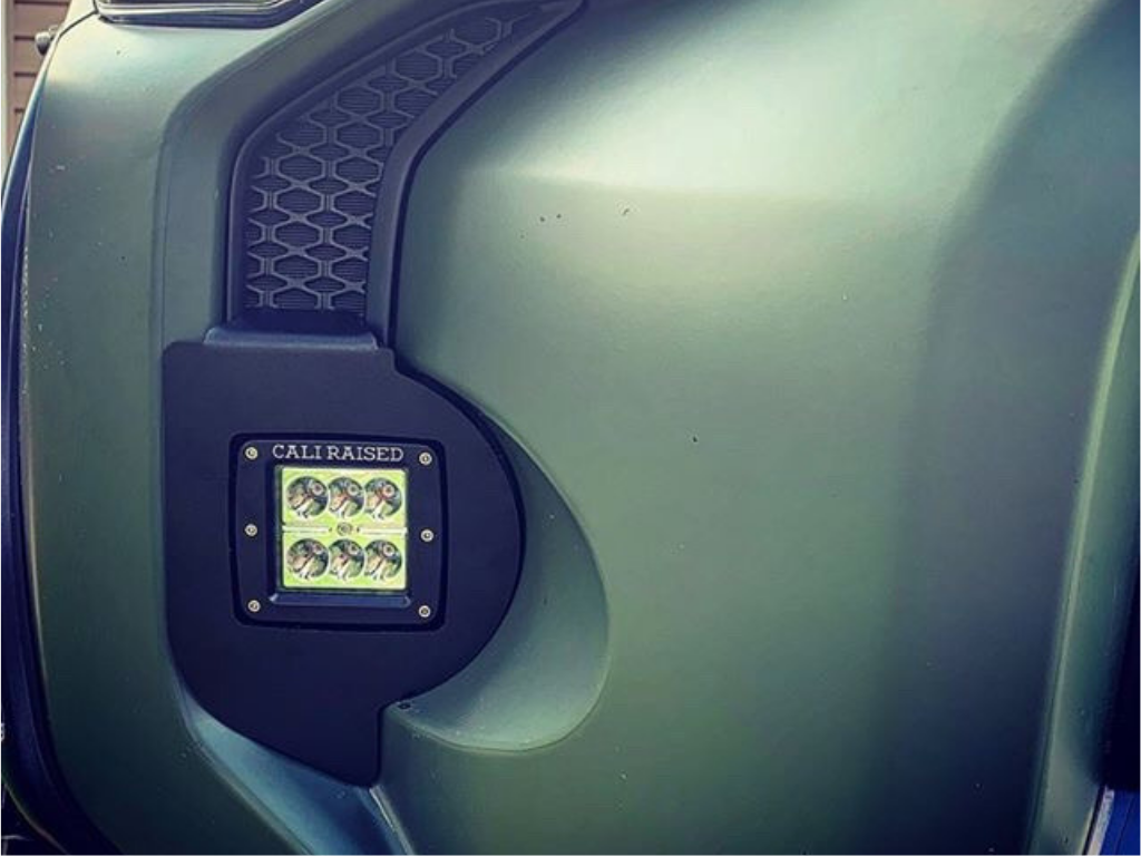 2014-2024 Toyota 4Runner LED Fog Light Pod Replacements Brackets Kit
