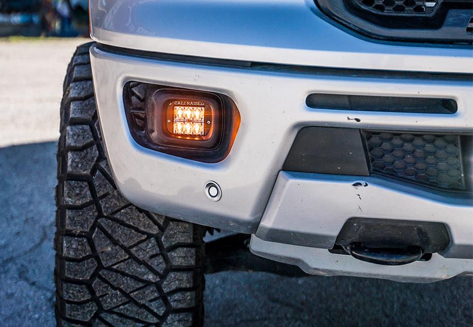 2019-2021 Ford Ranger LED Fog Light Pod Replacements Brackets Kit