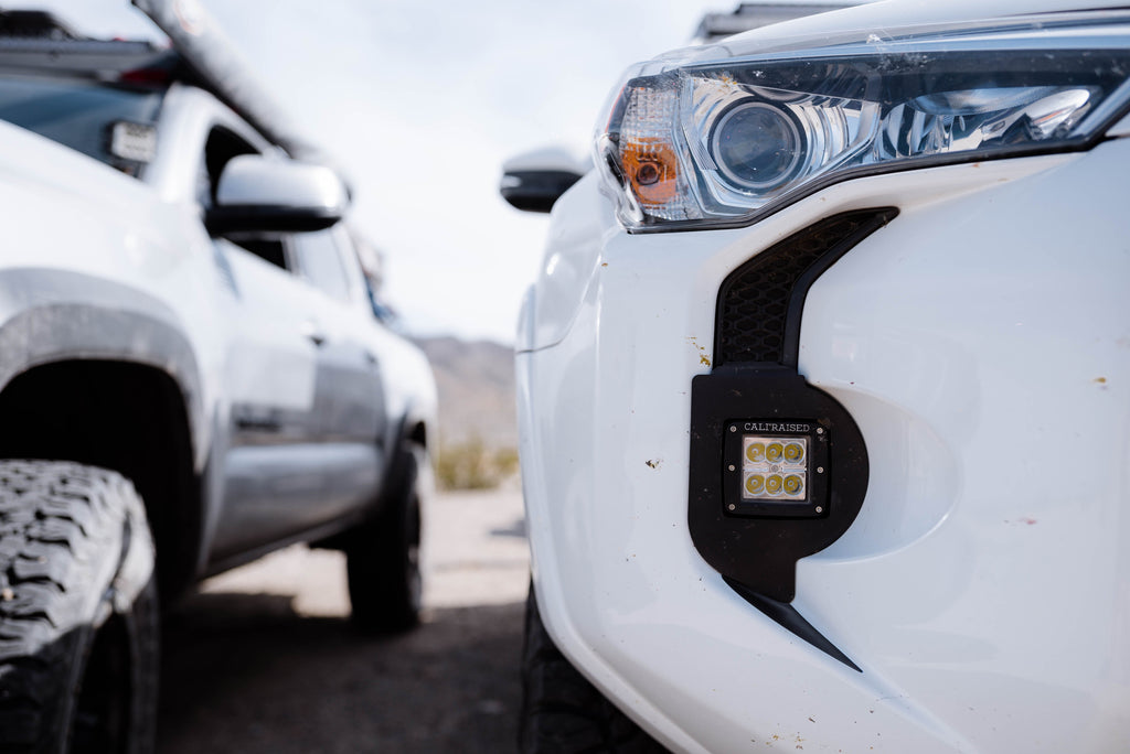 2014-2024 Toyota 4Runner LED Fog Light Pod Replacements Brackets Kit