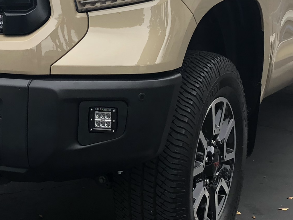 2014-2021 Toyota Tundra LED Fog Light Pod Replacement Mounting Brackets